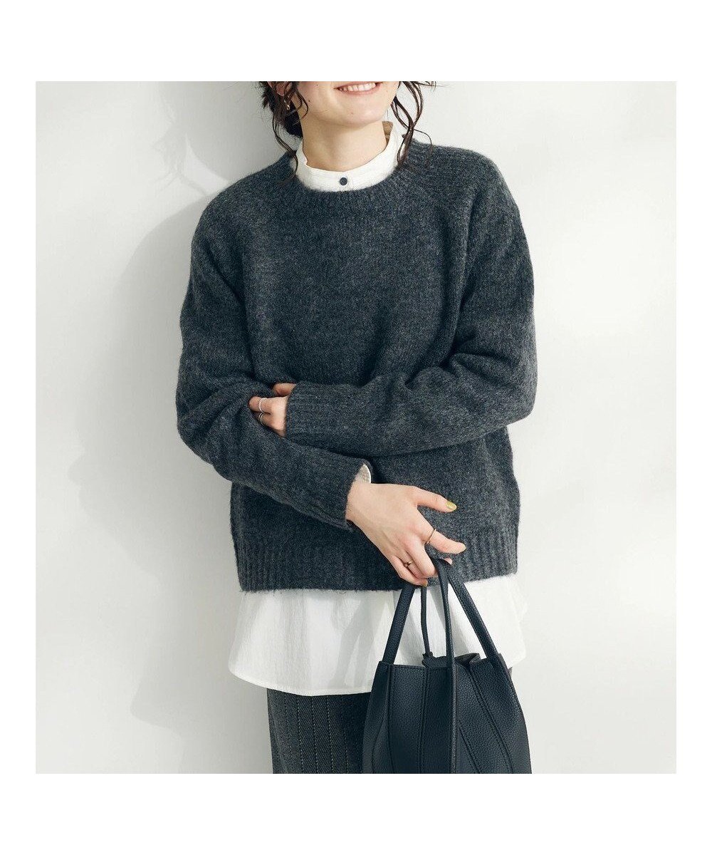 【クラフトスタンダードブティック/CRAFT STANDARD BOUTIQUE】のシンプルニットプルオーバー インテリア・キッズ・メンズ・レディースファッション・服の通販 founy(ファニー) 　ファッション　Fashion　レディースファッション　Fashion for Women　トップス・カットソー　Cut & Sew Tops　ニット　Knit Tops & Sweaters　カジュアルプルオーバー・ニットトップス　Pullovers & Knit Tops / Casual Pullovers　春　Spring　スリーブ　Sleeve, Long Sleeve / Short Sleeve　セーター　Sweater, Knitwear　フィット　Fit, Slim Fit　ベーシック　Basic, Essential　ポケット　Pocket, Pocket Detail　S/S・春夏　SS, Spring/Summer, Warm Season　夏　Summer　Charcoal Gray|ID: prp329100004673128 ipo3291000000033776377