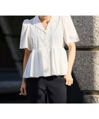 【ハッシュニュアンス/#Newans】の【セレモニーにも】オープンカラーペプラムブラウス 人気、トレンドファッション・服の通販 founy(ファニー) ファッション Fashion レディースファッション Fashion for Women トップス・カットソー Cut & Sew Tops シャツ・ブラウス・オフィスカジュアル Elegant Blouses & Button-Ups ギャザー Gathered, Ruffled クラシカル Classical, Vintage-Inspired クラシック Classic, Timeless Style スリーブ Sleeve, Long Sleeve / Short Sleeve セレモニー Ceremony ペプラム Peplum, Flared Hem 夏 Summer 春 Spring S/S・春夏 SS, Spring/Summer, Warm Season 洗える Machine Washable thumbnail ホワイト|ID: prp329100004673131 ipo3291000000034287500