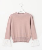 【フェルゥ/Feroux】の【洗える】袖フレアニット プルオーバー ピンク系|ID: prp329100004673138 ipo3291000000033776423