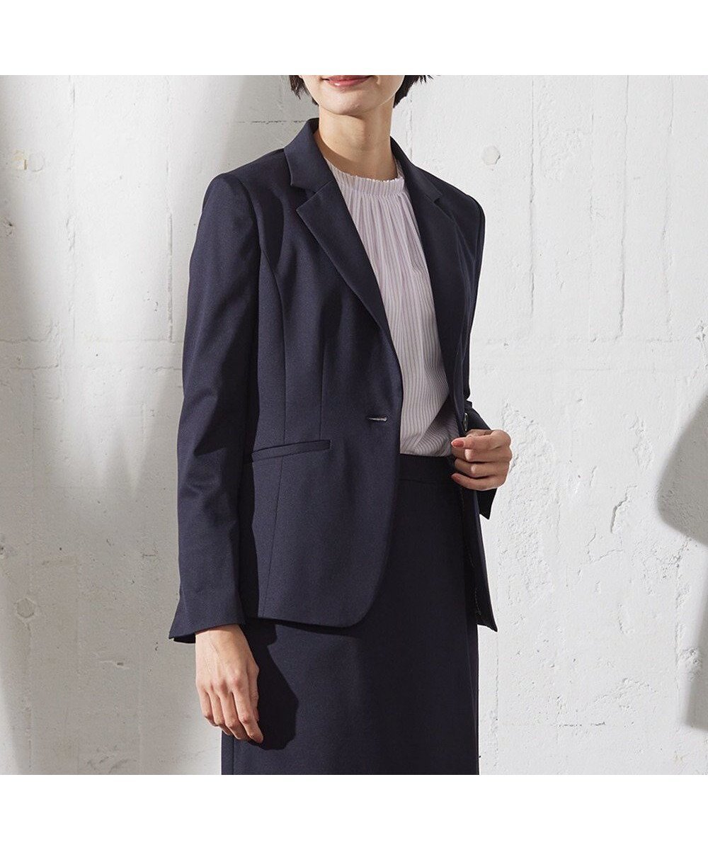 【ジェイ プレス/J.PRESS】の【セットアップ対応・洗える・抗菌防臭】T/Cポンチ テーラード ジャケット 人気、トレンドファッション・服の通販 founy(ファニー) ファッション Fashion レディースファッション Fashion for Women アウター Coat / Outerwear Collection レディースジャケット・軽アウター Jackets テーラードジャケット / 通勤・きれいめスタイル Tailored Jackets & Blazers 春 Spring 洗える Machine Washable 切替 Switching, Contrast Panel 抗菌 Antibacterial, Bacteria-Resistant シルケット Silket, Silky Cotton ジャケット Jacket, Outerwear ストレッチ Stretch, Stretchy Fabric セットアップ Set-Up, Coordinated Outfit テーラード Tailored, Tailored Fit 長袖 Long Sleeve, Full Sleeve パターン Pattern, Design Print ポケット Pocket, Pocket Detail S/S・春夏 SS, Spring/Summer, Warm Season 夏 Summer エレガント 上品 Elegant other-1|ID: prp329100004673149 ipo3291000000034201490