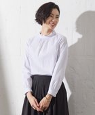 【ジェイ プレス/J.PRESS】の【洗える】BEZ VEGA ストライプ フリルネック ブラウス ホワイト系1|ID: prp329100004673214 ipo3291000000033776701
