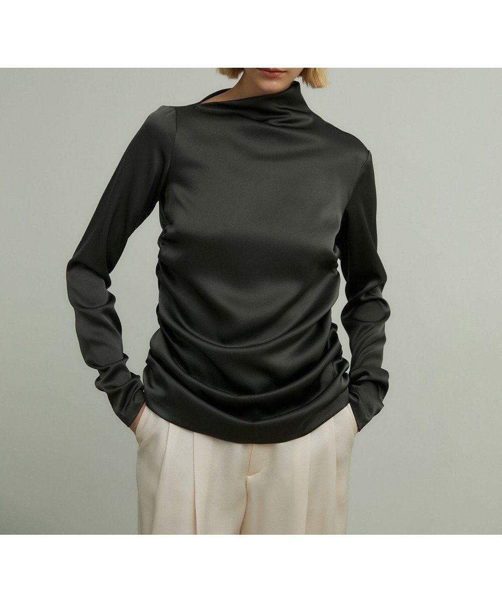 【ベイジ,/BEIGE,】の【otonaMUSE 5月号掲載】GINETTE / シャーリングブラウス インテリア・キッズ・メンズ・レディースファッション・服の通販 founy(ファニー) 　雑誌掲載アイテム　Magazine Picks & Fashion Features　ファッション雑誌　Fashion Magazines　オトナミューズ　otona MUSE　ファッション　Fashion　レディースファッション　Fashion for Women　トップス・カットソー　Cut & Sew Tops　シャツ・ブラウス・オフィスカジュアル　Elegant Blouses & Button-Ups　5月号　May Issue　おすすめ　Recommended / Our Picks　ギャザー　Gathered, Ruffled　サテン　Satin, Glossy Fabric　シャーリング　Shirring, Ruched　シンプル　Simple, Minimal　ジャケット　Jacket, Outerwear　セットアップ　Set-Up, Coordinated Outfit　ダブル　Double, Double-Breasted　ドレープ　Drape, Draping Fabric　フィット　Fit, Slim Fit　ボトム　Bottoms, Lower Wear　マニッシュ　Mannish, Boyish　エレガント 上品　Elegant　ビジネス 仕事 通勤　Business / Work / Commuting　夏　Summer　春　Spring　S/S・春夏　SS, Spring/Summer, Warm Season　長袖　Long Sleeve, Full Sleeve　雑誌　Magazine, Fashion Magazine　Slate|ID: prp329100004673223 ipo3291000000033776732