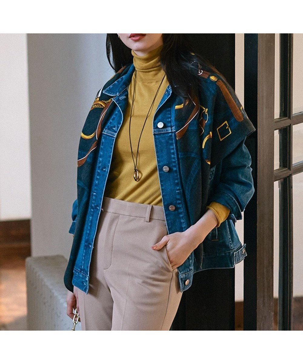 【23区/NIJYUSANKU】の【再入荷/RED CARD TOKYO×23区】オーバーサイズ デニム ジャケット インテリア・キッズ・メンズ・レディースファッション・服の通販 founy(ファニー) 　ファッション　Fashion　レディースファッション　Fashion for Women　アウター　Coat / Outerwear Collection　レディースジャケット・軽アウター　Jackets　デニムジャケット / カジュアルアウター　Denim Jackets　インディゴ　Indigo Denim　インナー　Innerwear　ウォッシュ　Washed Finish　ヴィンテージ　Vintage Style　春　Spring　ギャザー　Gathered, Ruffled　シルク　Silk, 100% Silk　シルケット　Silket, Silky Cotton　シンプル　Simple, Minimal　ジャケット　Jacket, Outerwear　ストレッチ　Stretch, Stretchy Fabric　デニム　Denim, Jeans Material　定番　Standard, Basic Item　バランス　Balance, Style Balance　パターン　Pattern, Design Print　パーカー　Hoodie, Parka　フラット　Flat, Flat Shoes　フレア　Flare, Flared　プレミアム　Premium, High-End　ボトム　Bottoms, Lower Wear　リアル　Real, Realistic　ロング　Long, Long-Length　ワイド　Wide, Wide Fit　A/W・秋冬　Autumn/Winter　S/S・春夏　SS, Spring/Summer, Warm Season　ミッドブルー|ID: prp329100004673245 ipo3291000000035825410