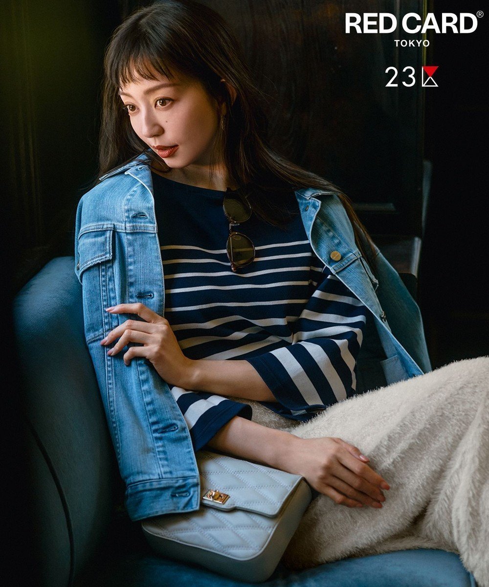 【23区/NIJYUSANKU】の【再入荷/RED CARD TOKYO×23区】オーバーサイズ デニム ジャケット インテリア・キッズ・メンズ・レディースファッション・服の通販 founy(ファニー) 　ファッション　Fashion　レディースファッション　Fashion for Women　アウター　Coat / Outerwear Collection　レディースジャケット・軽アウター　Jackets　デニムジャケット / カジュアルアウター　Denim Jackets　インディゴ　Indigo Denim　インナー　Innerwear　ウォッシュ　Washed Finish　ヴィンテージ　Vintage Style　春　Spring　ギャザー　Gathered, Ruffled　シルク　Silk, 100% Silk　シルケット　Silket, Silky Cotton　シンプル　Simple, Minimal　ジャケット　Jacket, Outerwear　ストレッチ　Stretch, Stretchy Fabric　デニム　Denim, Jeans Material　定番　Standard, Basic Item　バランス　Balance, Style Balance　パターン　Pattern, Design Print　パーカー　Hoodie, Parka　フラット　Flat, Flat Shoes　フレア　Flare, Flared　プレミアム　Premium, High-End　ボトム　Bottoms, Lower Wear　リアル　Real, Realistic　ロング　Long, Long-Length　ワイド　Wide, Wide Fit　A/W・秋冬　Autumn/Winter　S/S・春夏　SS, Spring/Summer, Warm Season　ライトブルー|ID: prp329100004673245 ipo3291000000035825412