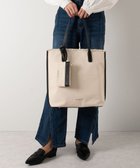 【ラ バガジェリー/LA BAGAGERIE】の【MONICA】A4フリンジキャンバストート ブラック×アイボリー|ID: prp329100004673261 ipo3291000000034288455