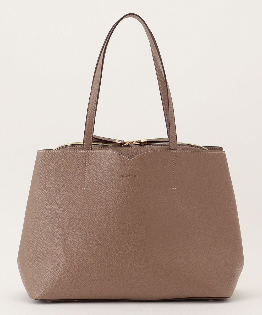 【ラ バガジェリー/LA BAGAGERIE】の【maison vert】 【多収納】アオリトートバッグ インテリア・キッズ・メンズ・レディースファッション・服の通販 founy(ファニー) ファッション Fashion レディースファッション Fashion for Women バッグ Bags ポケット Pocket, Pocket Detail ライトグレー|ID: prp329100004673263 ipo3291000000034288467