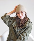 【ムーンバット/MOONBAT】の【洗える】伸縮性に優れたストレスフリー ニット帽 ゆったり ベージュ|ID: prp329100004673280 ipo3291000000035620305