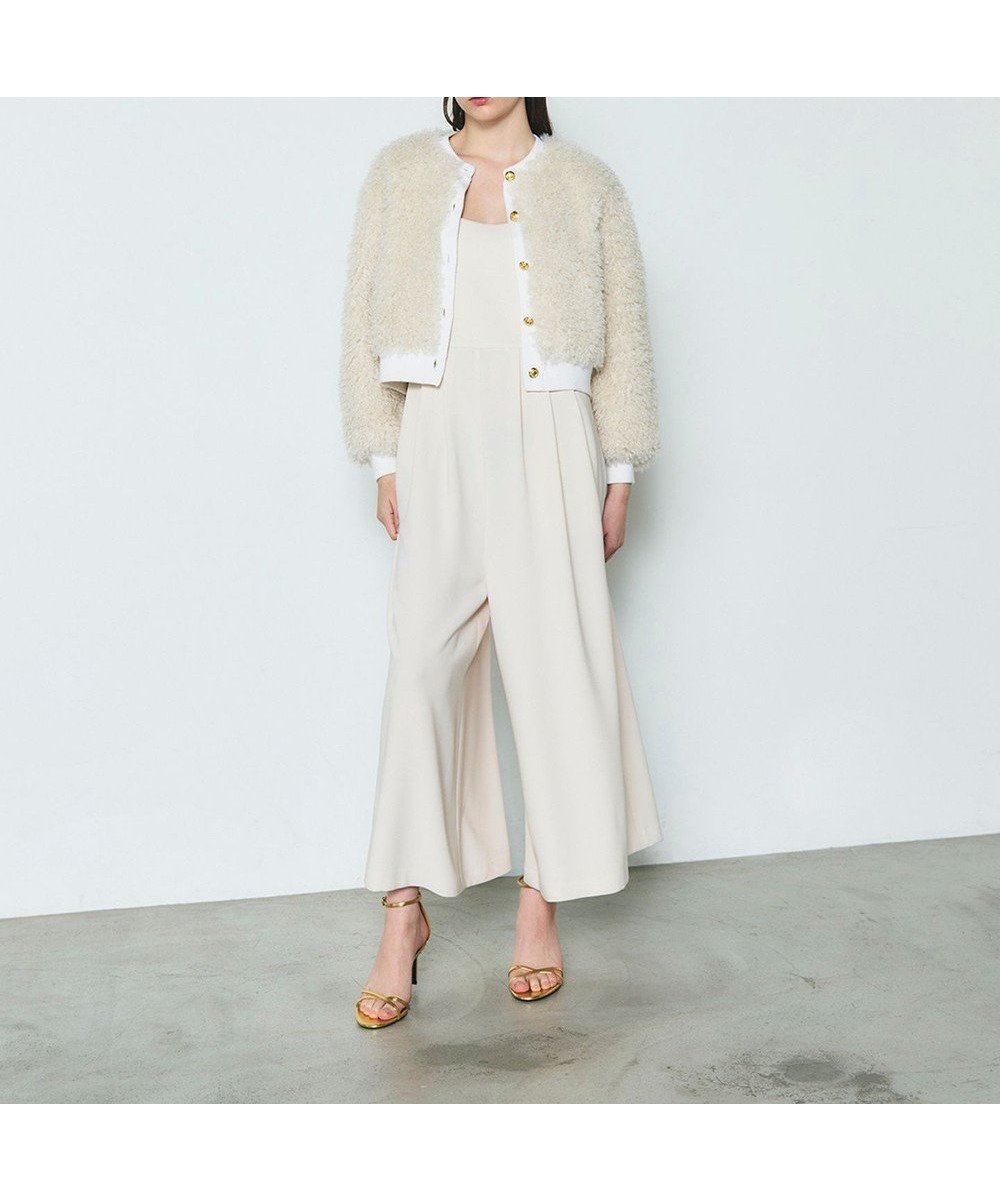 【グレース コンチネンタル/GRACE CONTINENTAL】のフェイクファーニットカーディガン 人気、トレンドファッション・服の通販 founy(ファニー) 　ファッション　Fashion　レディースファッション　Fashion for Women　トップス・カットソー　Cut & Sew Tops　ニット　Knit Tops & Sweaters　カーディガン・羽織り　Layered Style Cardigans　おすすめ　Recommended / Our Picks　カーディガン　Cardigan, Knitwear　クラシカル　Classical, Vintage-Inspired　コンパクト　Compact, Small Size　ショルダー　Shoulder, Shoulder Strap　ドロップ　Drop Shoulder, Dropped Style　バランス　Balance, Style Balance　フェイクファー　Faux Fur, Imitation Fur　フロント　Front, Front Design　夏　Summer　春　Spring　S/S・春夏　SS, Spring/Summer, Warm Season　 other-1|ID: prp329100004673311 ipo3291000000034288632