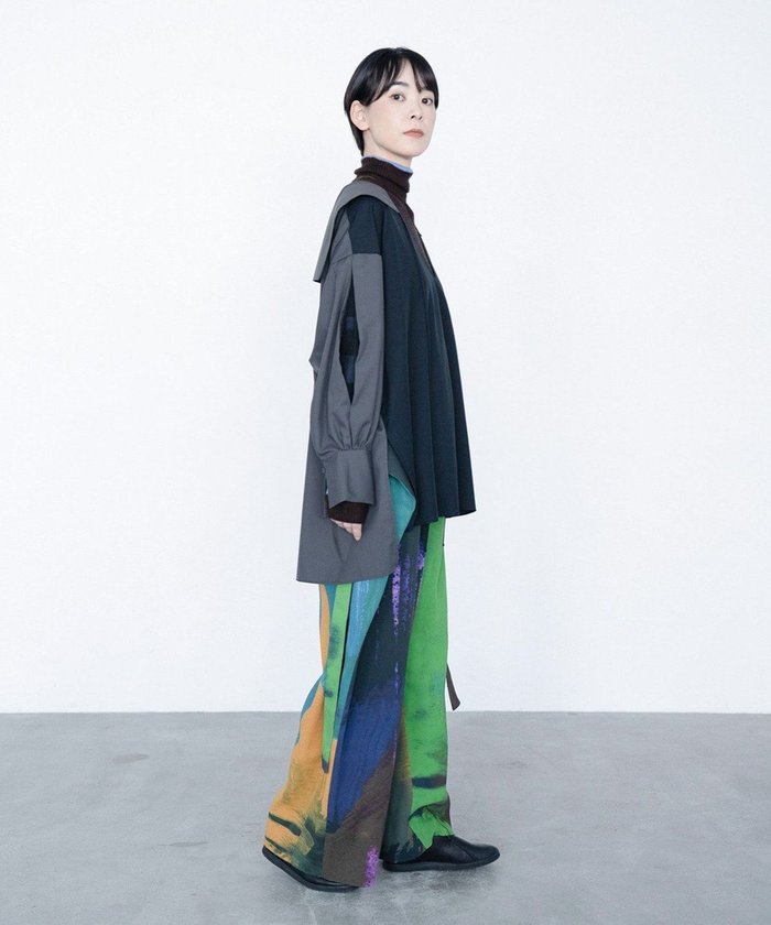 【コキュウ/COQ】の2WAY REVER2 前後2WAYパンツ インテリア・キッズ・メンズ・レディースファッション・服の通販 founy(ファニー) https://founy.com/ ファッション Fashion レディースファッション Fashion for Women パンツ Pants & Trousers コレクション Collection, Seasonal Line バランス Balance, Style Balance プリント Print, Printed Pattern ワイド Wide, Wide Fit A/W・秋冬 Autumn/Winter S/S・春夏 SS, Spring/Summer, Warm Season 犬 Dog 夏 Summer |ID: prp329100004673323 ipo3291000000034632086