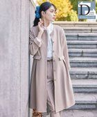 【ティアクラッセ/Tiaclasse】の【ダブルストレッチ・洗える】ノーカラーAラインコート グレージュ|ID: prp329100004673357 ipo3291000000034309171