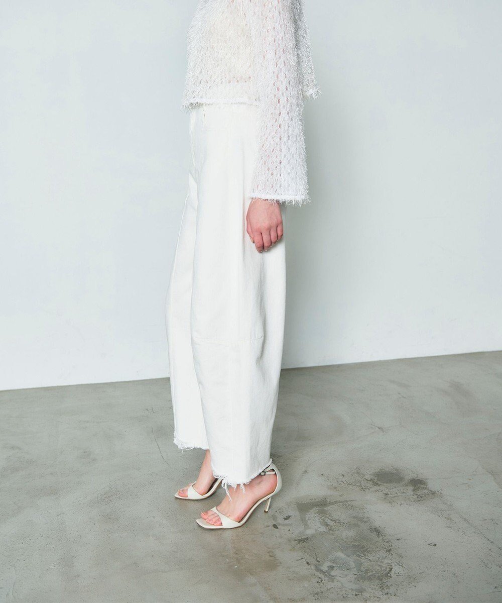 【グレース コンチネンタル/GRACE CONTINENTAL】の切替ボリュームデニム 人気、トレンドファッション・服の通販 founy(ファニー) 　ファッション　Fashion　レディースファッション　Fashion for Women　パンツ　Pants & Trousers　デニムパンツ・ジーンズ・美脚デニム　Denim Jeans & Pants　コクーン　Cocoon, Cocoon Silhouette　デニム　Denim, Jeans Material　トレンド　Trend, Trending Now　ヴィンテージ　Vintage Style　切替　Switching, Contrast Panel　夏　Summer　定番　Standard, Basic Item　春　Spring　S/S・春夏　SS, Spring/Summer, Warm Season　 other-1|ID: prp329100004673379 ipo3291000000034288884