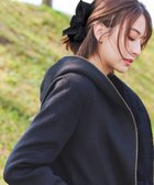 【ティアクラッセ/Tiaclasse】のコーデュロイリボンヘアクリップ ブラック|ID: prp329100004673417 ipo3291000000035714774