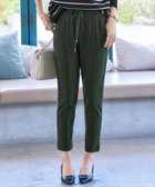 【ティアクラッセ/Tiaclasse】の【洗える】裏ベロアジョーゼットジョグパンツ カーキ|ID: prp329100004673429 ipo3291000000034289671