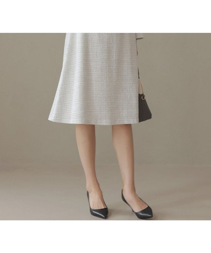 【組曲/KUMIKYOKU】の【KUMIKYOKU NAVY】ラメループモールツイード フレアスカート インテリア・キッズ・メンズ・レディースファッション・服の通販 founy(ファニー) https://founy.com/ ファッション Fashion レディースファッション Fashion for Women スカート Skirts Aライン・フレアスカート A-Line & Flared Skirts カーディガン Cardigan, Knitwear コレクション Collection, Seasonal Line ジャケット Jacket, Outerwear セットアップ Set-Up, Coordinated Outfit ツイード Twill, Twill Weave 定番 Standard, Basic Item フォルム Silhouette, Form フォーマル Formal, Dressy フレア Flare, Flared ベーシック Basic, Essential ループ Loop, Loop Knit A/W・秋冬 Autumn/Winter 2022年 2022 S/S・春夏 SS, Spring/Summer, Warm Season 2022-2023秋冬・A/W Autumn/Winter 2022–23 AW22–23 夏 Summer エレガント 上品 Elegant セレモニー Ceremony |ID: prp329100004673438 ipo3291000000034595378