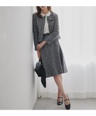 【組曲/KUMIKYOKU】の【KUMIKYOKU NAVY】ラメループモールツイード フレアスカート ネイビー系1|ID: prp329100004673438 ipo3291000000035192749