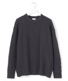 【ジェイプレスヨークストリート/J.PRESS YORK STREET】の【UNISEX】アランケーブルニット グレー系|ID: prp329100004673456 ipo3291000000033777610