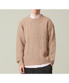 【ジェイプレスヨークストリート/J.PRESS YORK STREET】の【UNISEX】アランケーブルニット ベージュ系|ID: prp329100004673456 ipo3291000000033777612