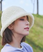 【ティアクラッセ/Tiaclasse】のボアバケットハット アイボリー|ID: prp329100004673485 ipo3291000000034289868