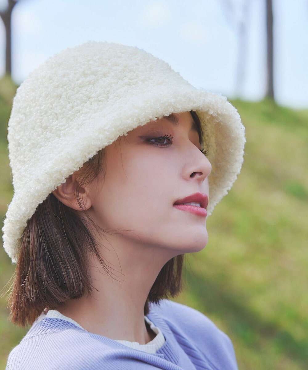 【ティアクラッセ/Tiaclasse】のボアバケットハット インテリア・キッズ・メンズ・レディースファッション・服の通販 founy(ファニー) 　ファッション　Fashion　レディースファッション　Fashion for Women　キャップ&ハット　Hats & Caps　おすすめ　Recommended / Our Picks　ギフト プレゼント　Gift / Present　クリスマス X'mas　Christmas / X'mas　シンプル　Simple, Minimal　チュニック　Tunic, Long Top　再入荷　Restock / Back in Stock　帽子　Hat, Headwear　新作・新入荷　New Arrivals / New In　A/W・秋冬　Autumn/Winter　アイボリー|ID: prp329100004673485 ipo3291000000034289868