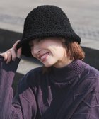 【ティアクラッセ/Tiaclasse】のボアバケットハット ブラック|ID: prp329100004673485 ipo3291000000034289871
