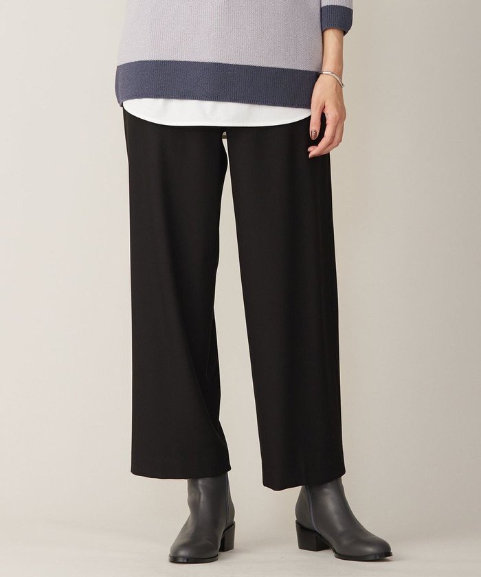 【ジェイ プレス/J.PRESS】の【洗える】2way thermoサキソニー セミワイド パンツ インテリア・キッズ・メンズ・レディースファッション・服の通販 founy(ファニー) https://founy.com/ ファッション Fashion レディースファッション Fashion for Women パンツ Pants & Trousers 洗える Machine Washable ストレッチ Stretch, Stretchy Fabric ストレート Straight, Straight Cut トレンド Trend, Trending Now なめらか Smooth, Silky Texture ワイド Wide, Wide Fit A/W・秋冬 Autumn/Winter おすすめ Recommended / Our Picks |ID: prp329100004673506 ipo3291000000034289959