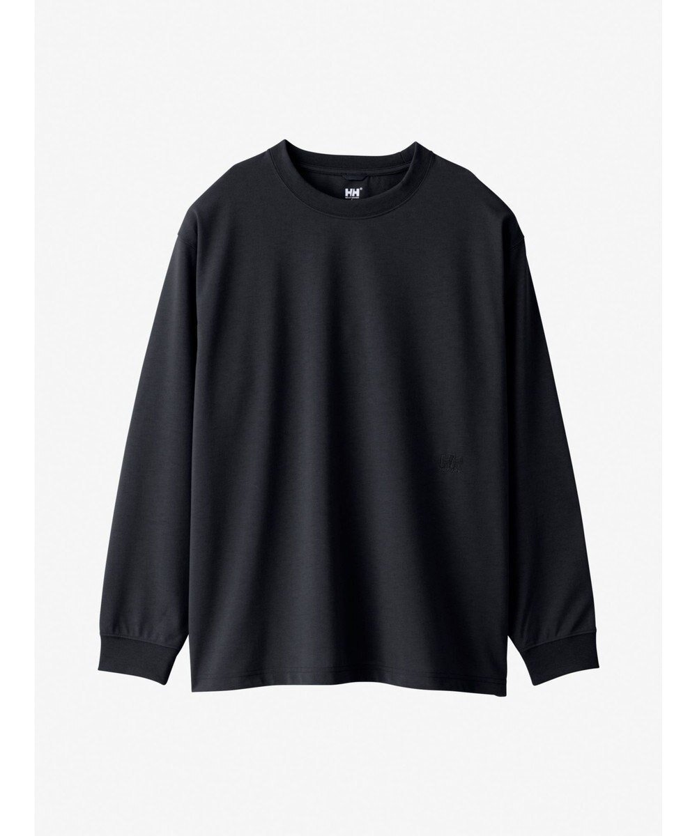 【ヘリーハンセン/HELLY HANSEN】の【UVケア・抗菌防臭】ロングスリーブ ワンポイントティー インテリア・キッズ・メンズ・レディースファッション・服の通販 founy(ファニー) 　ファッション　Fashion　レディースファッション　Fashion for Women　トップス・カットソー　Cut & Sew Tops　シャツ・ブラウス・オフィスカジュアル　Elegant Blouses & Button-Ups　ロングTシャツ・Tシャツ　Longline T-Shirts & Tees　カットソー・ベーシックTシャツ　Cut-and-Sewn Tops / Stretch Tees & Basics　カットソー　Cut and Sewn Top　抗菌　Antibacterial, Bacteria-Resistant　シンプル　Simple, Minimal　スリーブ　Sleeve, Long Sleeve / Short Sleeve　ロング　Long, Long-Length　ワンポイント　One Point, Statement Accent　A/W・秋冬　Autumn/Winter　S/S・春夏　SS, Spring/Summer, Warm Season　夏　Summer　ブラックオーシャン2|ID: prp329100004673515 ipo3291000000033777838