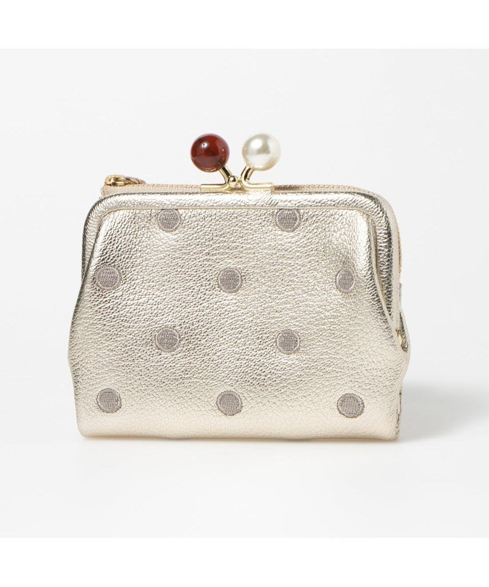 【アンビリオン/UNBILLION】のペルケ perche / アクリル玉がま口2つ折り財布 インテリア・キッズ・メンズ・レディースファッション・服の通販 founy(ファニー) ファッション Fashion レディースファッション Fashion for Women ミニ財布・二つ折り財布 Wallets & Card Cases アクリル Acrylic Material ポケット Pocket, Pocket Detail 財布 Wallet, Purse ゴールド|ID: prp329100004673643 ipo3291000000034211162
