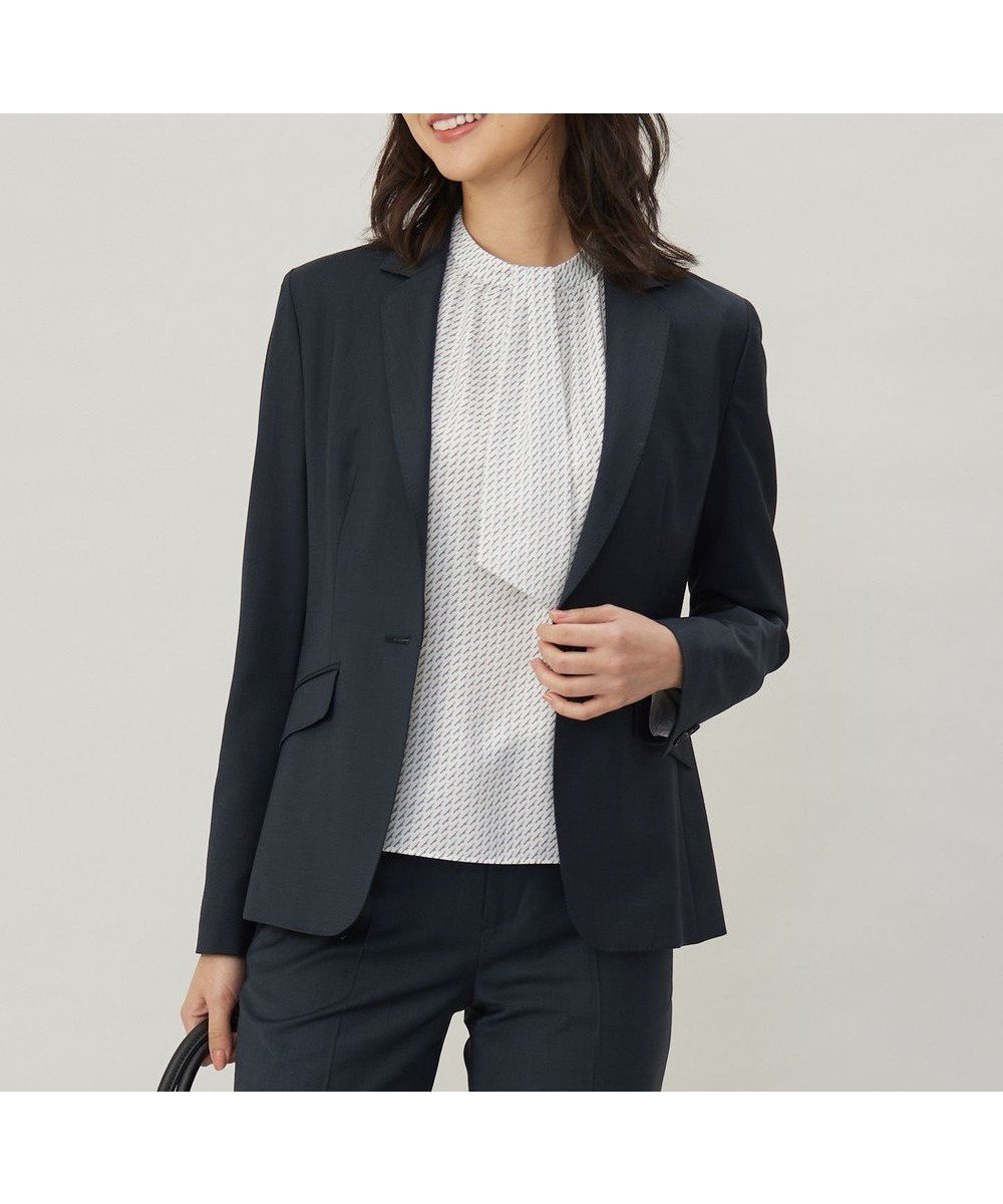 【ジェイ プレス/J.PRESS】の【セットアップ対応】BAHARIYE テーラード ジャケット 人気、トレンドファッション・服の通販 founy(ファニー) ファッション Fashion レディースファッション Fashion for Women アウター Coat / Outerwear Collection レディースジャケット・軽アウター Jackets テーラードジャケット / 通勤・きれいめスタイル Tailored Jackets & Blazers ジャケット Jacket, Outerwear ストライプ Stripe, Striped Pattern ストレッチ Stretch, Stretchy Fabric ストレート Straight, Straight Cut セットアップ Set-Up, Coordinated Outfit テーラード Tailored, Tailored Fit バランス Balance, Style Balance ベーシック Basic, Essential 無地 Plain, Solid Color A/W・秋冬 Autumn/Winter エレガント 上品 Elegant other-1|ID: prp329100004673649 ipo3291000000034290377