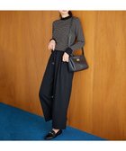 【その他のブランド/Other】の【洗濯機可能/ストレッチ/ウエストゴム】ウールライク2タックストレートパンツ ネイビー|ID: prp329100004673657 ipo3291000000033778391