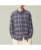 【ジェイプレスヨークストリート/J.PRESS YORK STREET】の【UNISEX】フランネル レギュラーカラーシャツ ブルー系3|ID: prp329100004673664 ipo3291000000033778415