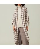 【ジェイプレスヨークストリート/J.PRESS YORK STREET】の【WOMEN】フランネル チェックシャツワンピース アイボリー系3|ID: prp329100004673670 ipo3291000000034495785
