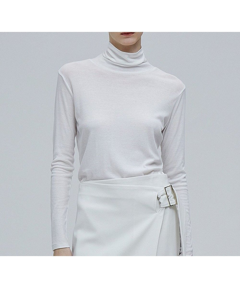 【ベイジ,/BEIGE,】のSORE / ハイネックカットソー 人気、トレンドファッション・服の通販 founy(ファニー) 　ファッション　Fashion　レディースファッション　Fashion for Women　トップス・カットソー　Cut & Sew Tops　シャツ・ブラウス・オフィスカジュアル　Elegant Blouses & Button-Ups　ロングTシャツ・Tシャツ　Longline T-Shirts & Tees　カットソー・ベーシックTシャツ　Cut-and-Sewn Tops / Stretch Tees & Basics　おすすめ　Recommended / Our Picks　カットソー　Cut and Sewn Top　シアー　Sheer, See-Through　夏　Summer　定番　Standard, Basic Item　S/S・春夏　SS, Spring/Summer, Warm Season　A/W・秋冬　Autumn/Winter　 other-1|ID: prp329100004673699 ipo3291000000033778534
