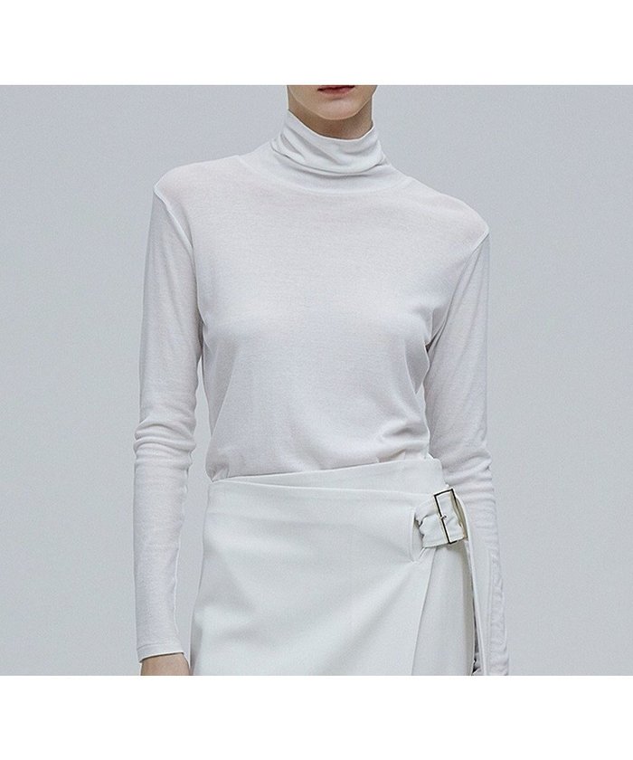 【ベイジ,/BEIGE,】のSORE / ハイネックカットソー インテリア・キッズ・メンズ・レディースファッション・服の通販 founy(ファニー) https://founy.com/ ファッション Fashion レディースファッション Fashion for Women トップス・カットソー Cut & Sew Tops シャツ・ブラウス・オフィスカジュアル Elegant Blouses & Button-Ups ロングTシャツ・Tシャツ Longline T-Shirts & Tees カットソー・ベーシックTシャツ Cut-and-Sewn Tops / Stretch Tees & Basics おすすめ Recommended / Our Picks カットソー Cut and Sewn Top シアー Sheer, See-Through 夏 Summer 定番 Standard, Basic Item S/S・春夏 SS, Spring/Summer, Warm Season A/W・秋冬 Autumn/Winter |ID: prp329100004673699 ipo3291000000034290642