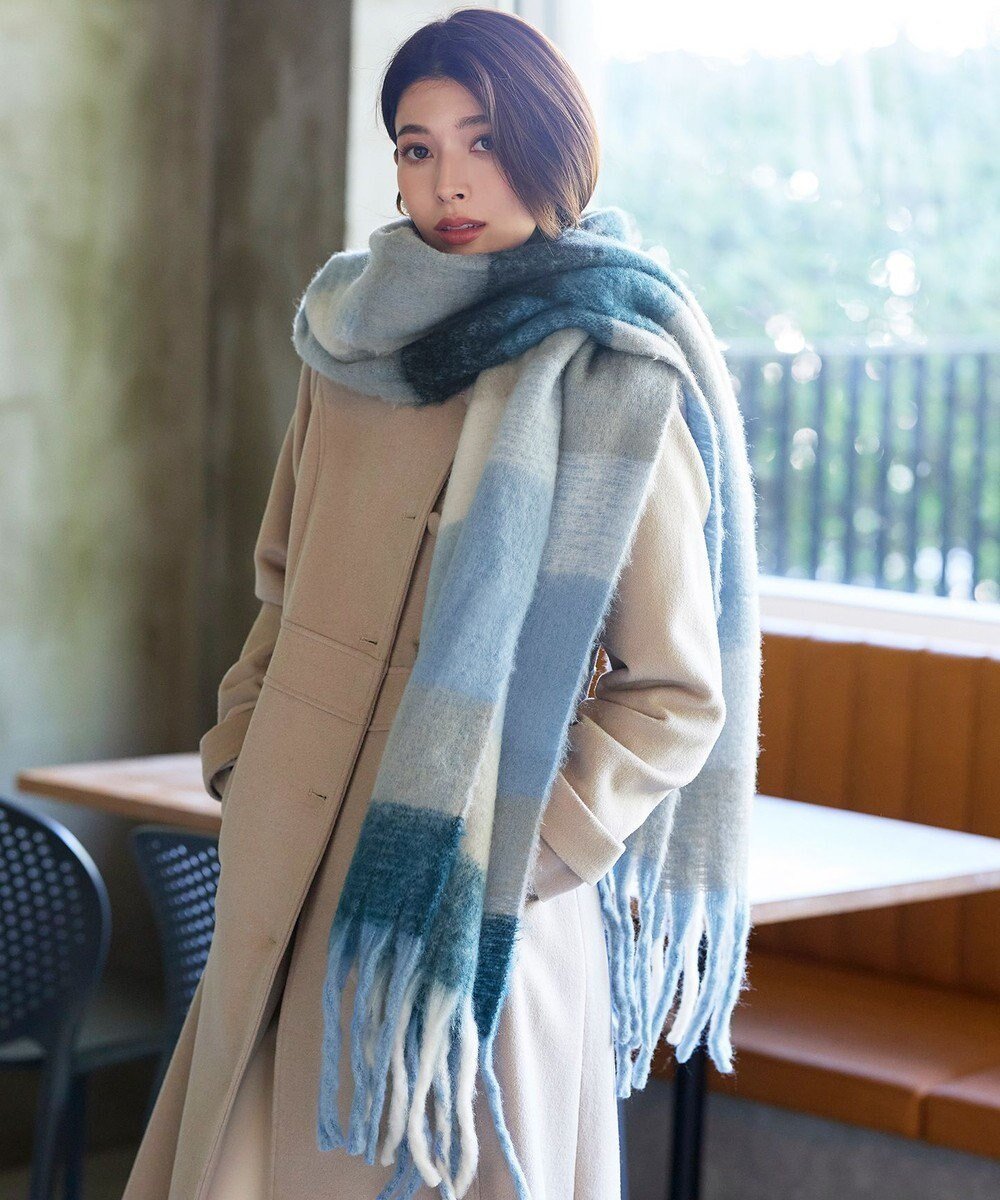 【ティアクラッセ/Tiaclasse】の大判チェックシャギーマフラー 人気、トレンドファッション・服の通販 founy(ファニー) ファッション Fashion レディースファッション Fashion for Women マフラー・スヌード / 冬小物の定番 Scarves & Mufflers アクセサリー Fashion Accessories カラフル Colorful Design カーディガン Cardigan, Knitwear スヌード Snood, Infinity Scarf チェック Check, Plaid, Tartan チュニック Tunic, Long Top フェミニン Feminine, Girly マフラー Scarf, Muffler ロング Long, Long-Length 再入荷 Restock / Back in Stock 冬 Winter / This Winter 新作・新入荷 New Arrivals / New In A/W・秋冬 Autumn/Winter other-1|ID: prp329100004673732 ipo3291000000034290780