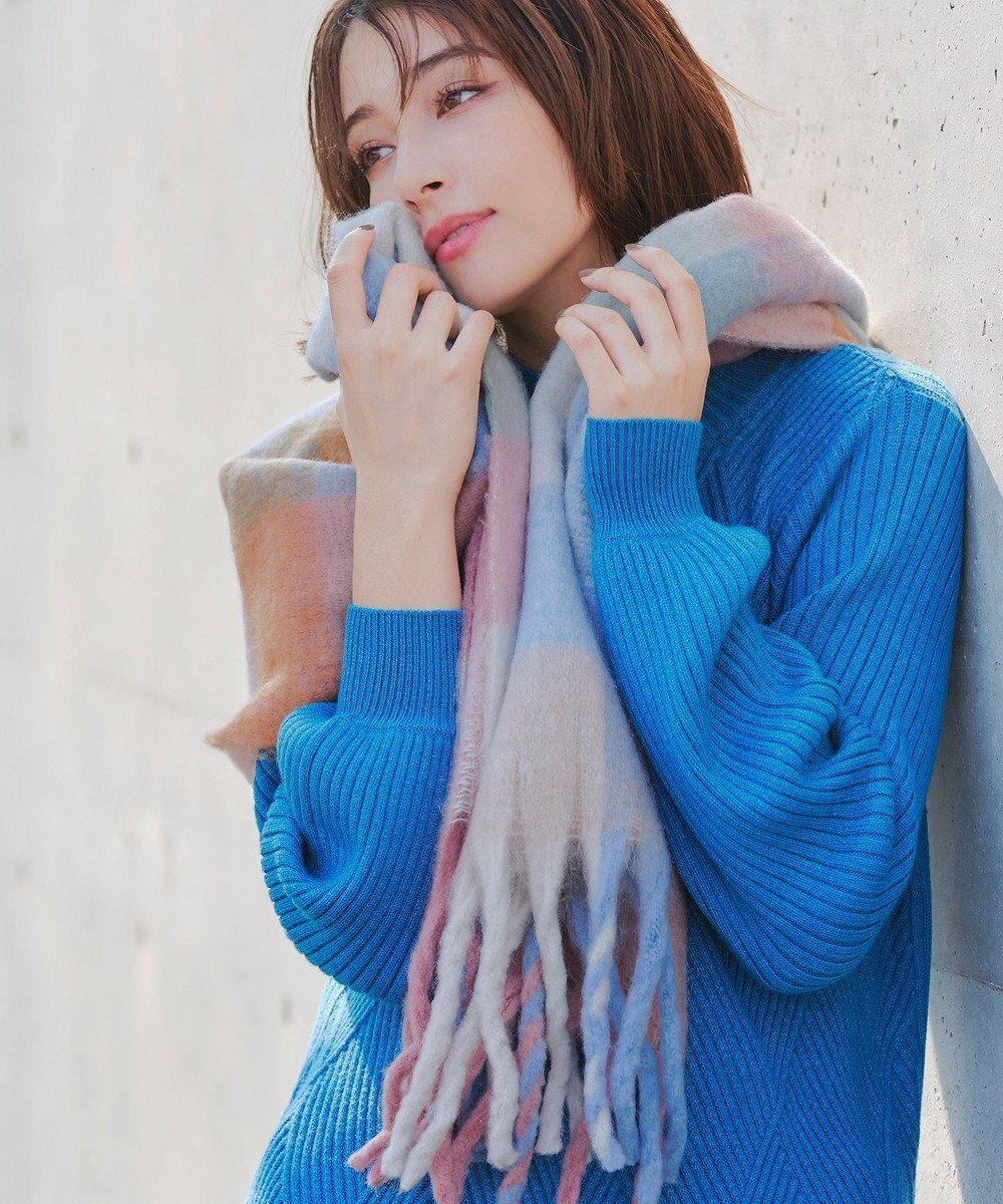 【ティアクラッセ/Tiaclasse】の大判チェックシャギーマフラー インテリア・キッズ・メンズ・レディースファッション・服の通販 founy(ファニー) ファッション Fashion レディースファッション Fashion for Women マフラー・スヌード / 冬小物の定番 Scarves & Mufflers アクセサリー Fashion Accessories カラフル Colorful Design カーディガン Cardigan, Knitwear スヌード Snood, Infinity Scarf チェック Check, Plaid, Tartan チュニック Tunic, Long Top フェミニン Feminine, Girly マフラー Scarf, Muffler ロング Long, Long-Length 再入荷 Restock / Back in Stock 冬 Winter / This Winter 新作・新入荷 New Arrivals / New In A/W・秋冬 Autumn/Winter ピンク|ID: prp329100004673732 ipo3291000000034290784