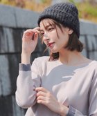 【ティアクラッセ/Tiaclasse】の【安田美沙子さん着用・ウール混】ニット帽 チャコールグレー|ID: prp329100004673739 ipo3291000000034290806