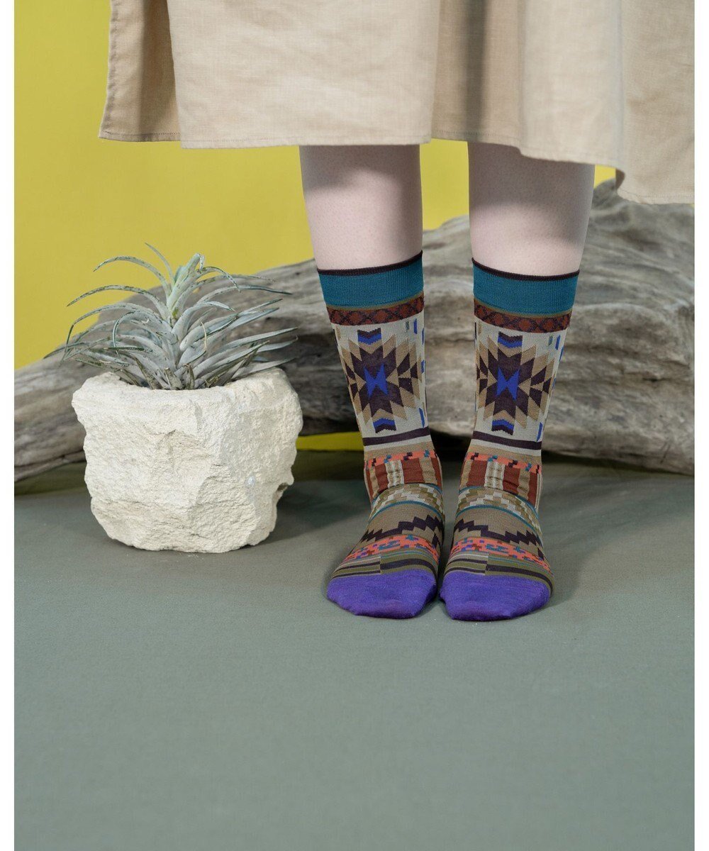 【コキュウ/COQ】の【日本製/ユニセックス】Kilim patchwork ソックス インテリア・キッズ・メンズ・レディースファッション・服の通販 founy(ファニー) 　ファッション　Fashion　レディースファッション　Fashion for Women　ソックス&靴下　Socks & Hosiery　レッグウェア・ストッキング　Legwear & Hosiery　カラフル　Colorful Design　コレクション　Collection, Seasonal Line　ソックス　Socks, Hosiery　タンブラー　Tumbler, Travel Mug　バランス　Balance, Style Balance　パッチワーク　Patchwork, Mixed Fabric　おすすめ　Recommended / Our Picks　日本製　Made In Japan　犬　Dog　ブラウン|ID: prp329100004673748 ipo3291000000033778717