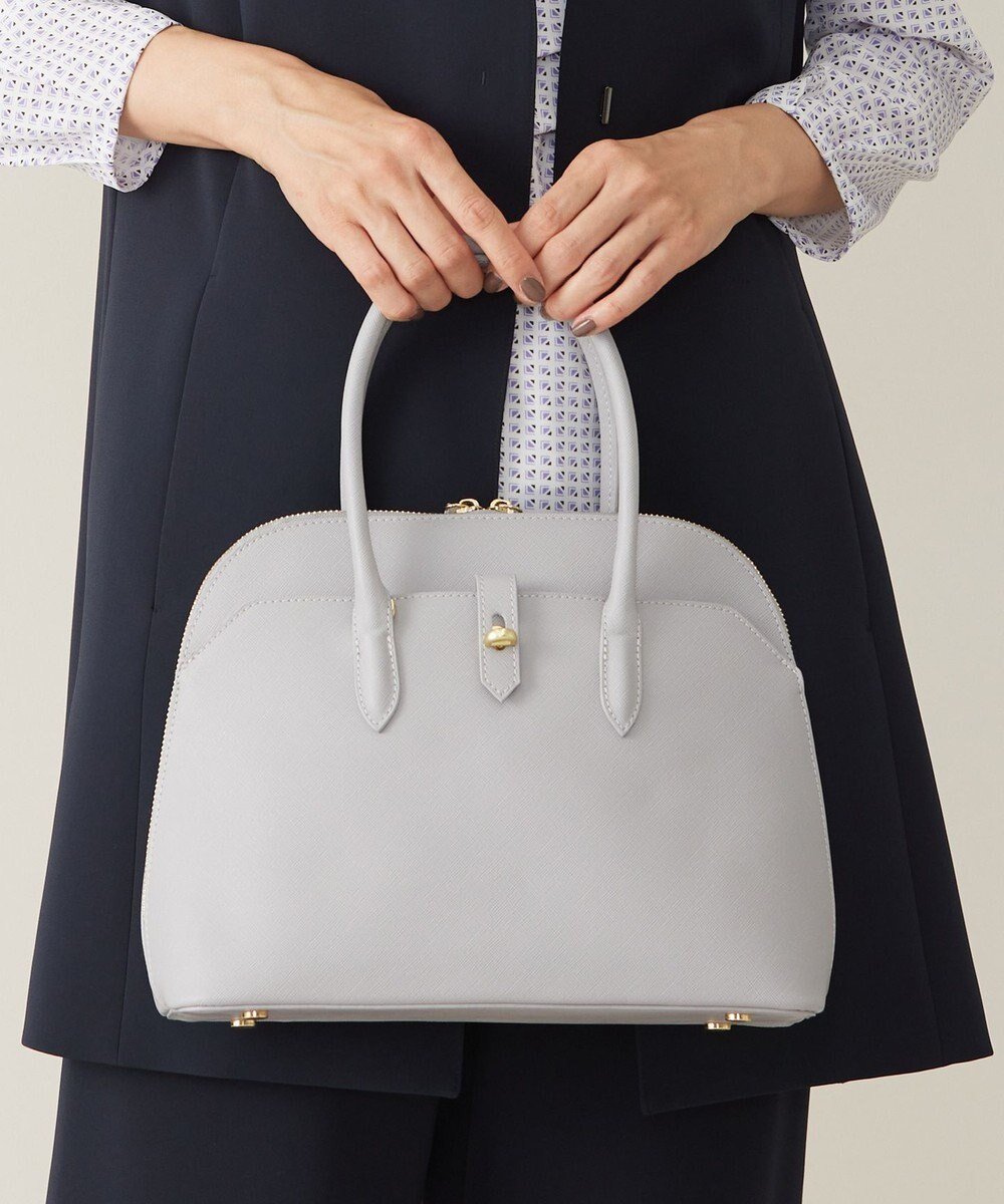 【ジェイ プレス/J.PRESS】の【WEB限定カラーあり・ショルダー付き】purse バッグ インテリア・キッズ・メンズ・レディースファッション・服の通販 founy(ファニー) 　ファッション　Fashion　レディースファッション　Fashion for Women　バッグ　Bags　クラシカル　Classical, Vintage-Inspired　ショルダー　Shoulder, Shoulder Strap　スマート　Smart, Elegant　セレモニー　Ceremony　ダブル　Double, Double-Breasted　フェイクレザー　Faux Leather, PU Leather　フロント　Front, Front Design　ポケット　Pocket, Pocket Detail　メタル　Metal, Metal Parts　春　Spring　ライトグレー系|ID: prp329100004673790 ipo3291000000033778851