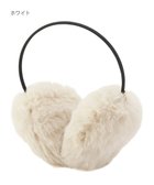 【ムーンバット/MOONBAT】の【FUDGE11月号掲載】PAUL JOE ACCESSOIRES ネコチャーム付フェイクファーイヤマフ(細アーム) ホワイト|ID: prp329100004673793 ipo3291000000033778858