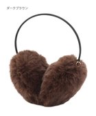 【ムーンバット/MOONBAT】の【FUDGE11月号掲載】PAUL JOE ACCESSOIRES ネコチャーム付フェイクファーイヤマフ(細アーム) ブラウン|ID: prp329100004673793 ipo3291000000033778862