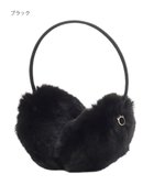 【ムーンバット/MOONBAT】の【FUDGE11月号掲載】PAUL JOE ACCESSOIRES ネコチャーム付フェイクファーイヤマフ(細アーム) ブラック|ID: prp329100004673793 ipo3291000000035516610