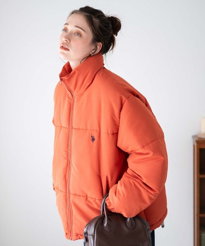 【ウィゴー/WEGO】の【新色追加/ユニセックス着用ITEM】U.S. POLO ASSN.別注オーバーサイズパテッドブルゾン インテリア・キッズ・メンズ・レディースファッション・服の通販 founy(ファニー) https://founy.com/ ファッション Fashion レディースファッション Fashion for Women アウター Coat / Outerwear Collection コート・ロングコート・ピーコート Long Coats, Peacoats & More レディースジャケット・軽アウター Jackets ブルゾンジャケット・スポーティアウター Blouson Jackets アウトドア Outdoor Clothing アメリカン American Style クラシック Classic, Timeless Style シンプル Simple, Minimal ジップ Zip, Zipper ジャケット Jacket, Outerwear スウェット / スエット Sweatshirt, Sweatwear スタンド Stand Collar, Upright Stand スマホ Smartphone, Mobile Device スラックス Slacks, Dress Pants ダウン Down, Puffer デニム Denim, Jeans Material トレンド Trend, Trending Now ドローコード Drawcord, Drawstring Cord ビッグ Big, Oversized フロント Front, Front Design ブルゾン Blouson, Bomber Jacket ポケット Pocket, Pocket Detail 別注 Limited Edition, Custom Order 防寒 Cold Protection, Winter-Ready モコモコ Fuzzy, Fluffy 楽ちん Easy Fit, Comfortable ワイド Wide, Wide Fit ワンポイント One Point, Statement Accent |ID: prp329100004673833 ipo3291000000033779033