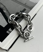 【ウィゴー/WEGO】のヘビーチェーンブレス 柄10|ID: prp329100004673858 ipo3291000000034291543