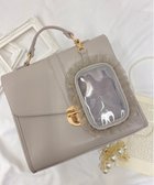 【ウィゴー/WEGO】の【痛バ&推し活グッズ】レターフラップ痛ショルダー 人気、トレンドファッション・服の通販 founy(ファニー) ファッション Fashion レディースファッション Fashion for Women ショルダー Shoulder, Shoulder Strap フラップ Flap, Flap Pocket フリル Frill, Ruffle thumbnail グレー|ID: prp329100004673938 ipo3291000000034292150