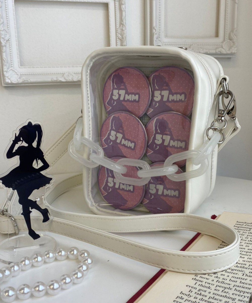 【ウィゴー/WEGO】の【痛バ&推し活グッズ】カラフルチェーンぬい痛ショルダー インテリア・キッズ・メンズ・レディースファッション・服の通販 founy(ファニー) ファッション Fashion レディースファッション Fashion for Women アクリル Acrylic Material カラフル Colorful Design ショルダー Shoulder, Shoulder Strap チェーン Chain, Chain Strap ポケット Pocket, Pocket Detail 別注 Limited Edition, Custom Order ホワイト|ID: prp329100004673945 ipo3291000000034292187