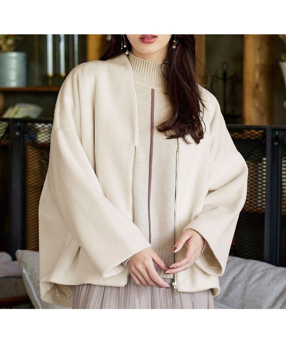【ティアクラッセ/Tiaclasse】のモッサ風ダブルフェイスコート 人気、トレンドファッション・服の通販 founy(ファニー) 　ファッション　Fashion　レディースファッション　Fashion for Women　アウター　Coat / Outerwear Collection　コート・ロングコート・ピーコート　Long Coats, Peacoats & More　レディースジャケット・軽アウター　Jackets　アクセサリー　Fashion Accessories　シューズ　Shoes, Footwear　ショート　Short, Short Length　ジャケット　Jacket, Outerwear　ストレート　Straight, Straight Cut　ポケット　Pocket, Pocket Detail　羽織　Haori, Light Jacket　防寒　Cold Protection, Winter-Ready　冬　Winter / This Winter　A/W・秋冬　Autumn/Winter　再入荷　Restock / Back in Stock　新作・新入荷　New Arrivals / New In　 other-1|ID: prp329100004673950 ipo3291000000033779601