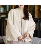 【ティアクラッセ/Tiaclasse】のモッサ風ダブルフェイスコート アイボリー|ID: prp329100004673950 ipo3291000000033779602
