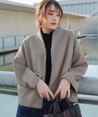 【ティアクラッセ/Tiaclasse】のモッサ風ダブルフェイスコート モカ|ID: prp329100004673950 ipo3291000000033779606