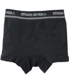 【ワコール/Wacoal / MEN】のレディース STUDIO SEVEN コラボ 【PANTS HOLIC】 ショーツ ボーイレングス ワンサイズ(S-LL) 立体成型 適度なフィット感 下着 GT8777 /ブロス ブラック|ID: prp329100004673964 ipo3291000000033779654