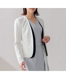 【ベイジ,/BEIGE,】 CINDY / ダブルカラージャケット人気、トレンドファッション・服の通販 founy(ファニー) ファッション Fashion レディースファッション Fashion for Women アウター Coat / Outerwear Collection レディースジャケット・軽アウター Jackets ノーカラージャケット / シンプル上品コーデ Collarless Jackets ウォッシャブル Machine Washable オケージョン Occasion Wear カーディガン Cardigan, Knitwear サテン Satin, Glossy Fabric ジャケット Jacket, Outerwear ストレッチ Stretch, Stretchy Fabric スーツ Suit, Formalwear タオル Towel, Bath Towel タンブラー Tumbler, Travel Mug ダブル Double, Double-Breasted デニム Denim, Jeans Material トリミング Trimming, Decorative Edge ボトム Bottoms, Lower Wear A/W・秋冬 Autumn/Winter S/S・春夏 SS, Spring/Summer, Warm Season おすすめ Recommended / Our Picks 夏 Summer エレガント 上品 Elegant ビジネス 仕事 通勤 Business / Work / Commuting |ID:prp329100004673968